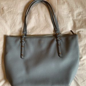 Kate Spade Large Light Blue Zip Tote